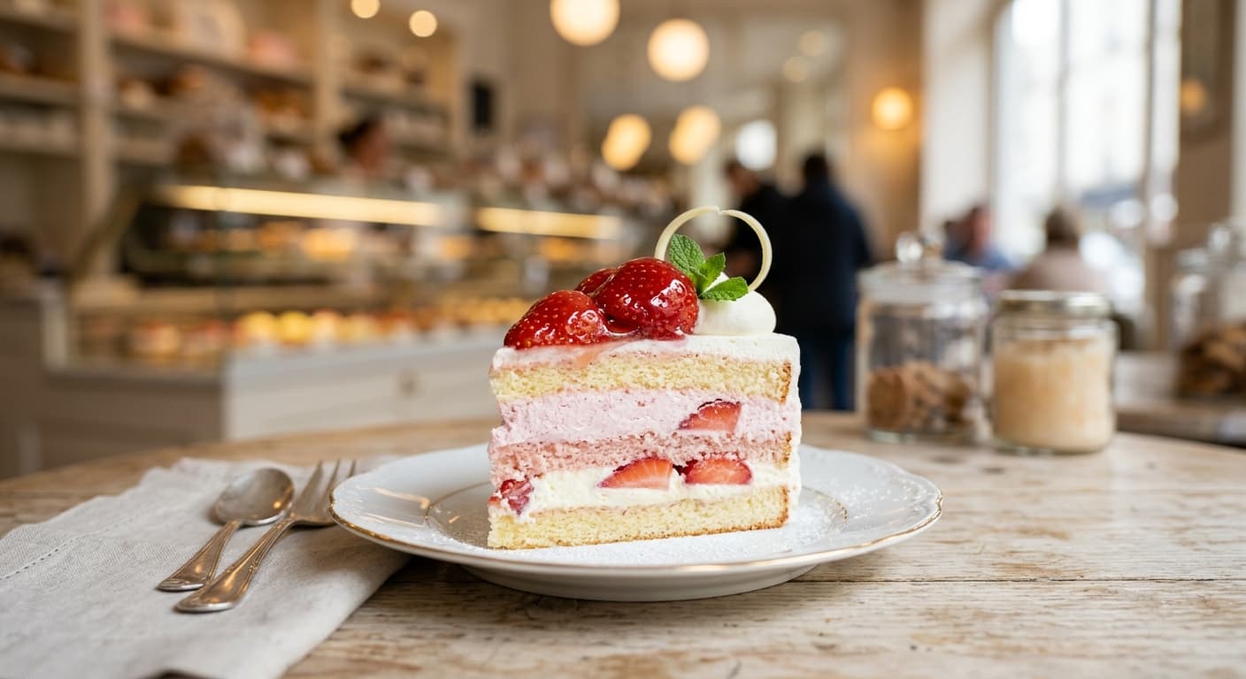 Strawberry cake